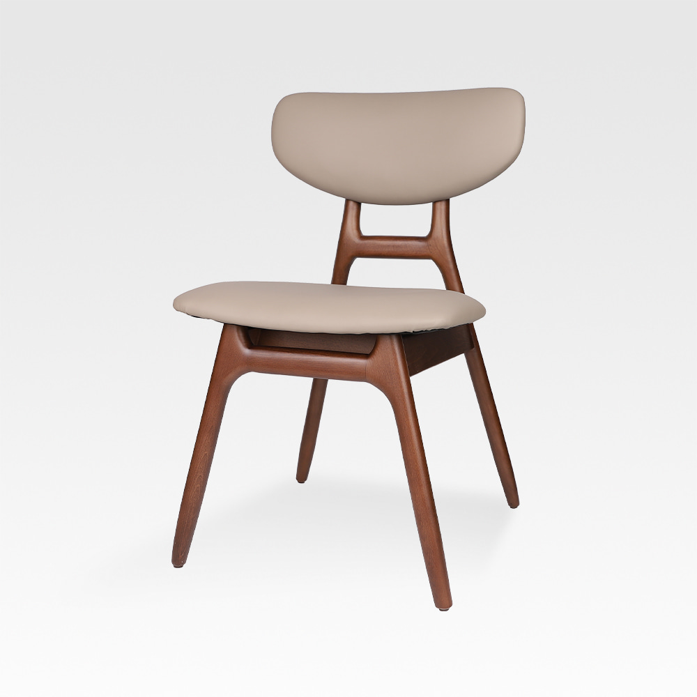 NIC-012, 카페 호텔 라운지 디자인 원목의자